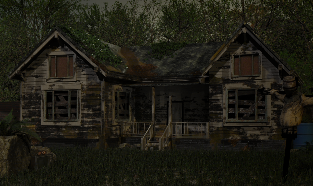 Abandoned House, render